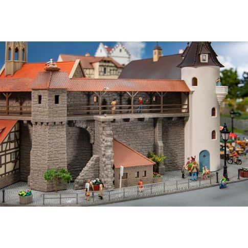 Faller 191790 Oude stadsmuur met aanbouw H0