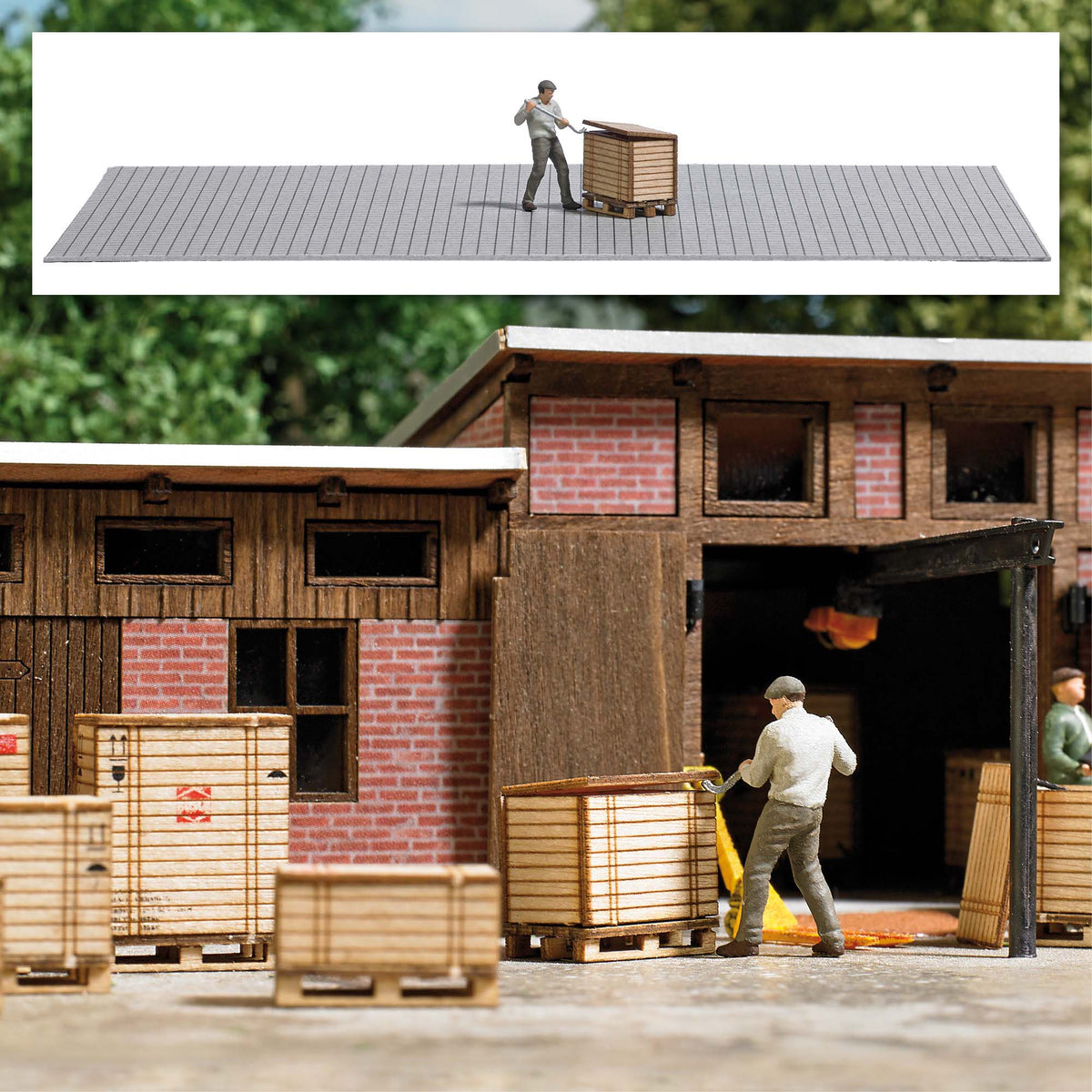 Busch 7977 – Action-Set: Kist openbreken Prijs: €11,00