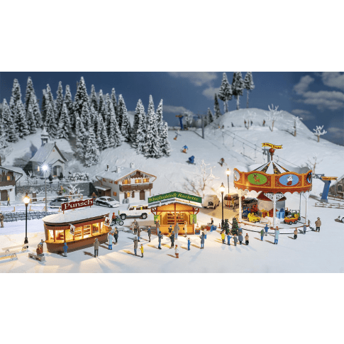 Faller 190143 – Aktions-Set Weihnachtsmarkt H0 (1:87)